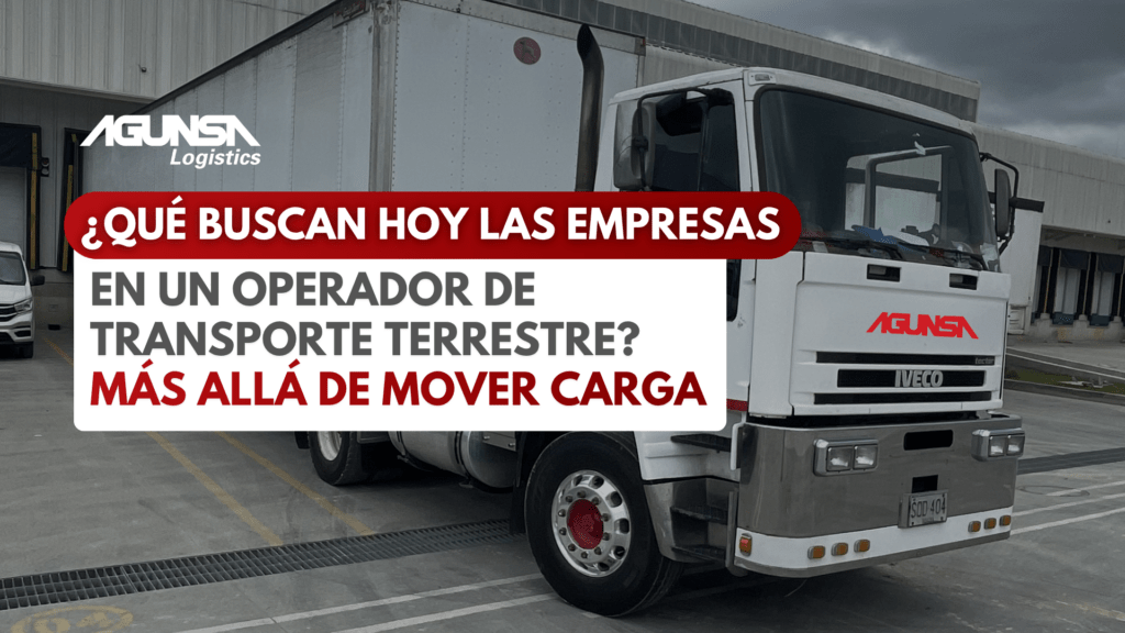 Elegir un operador de transporte terrestre ya no depende únicamente del precio o de la disponibilidad de vehículos.
